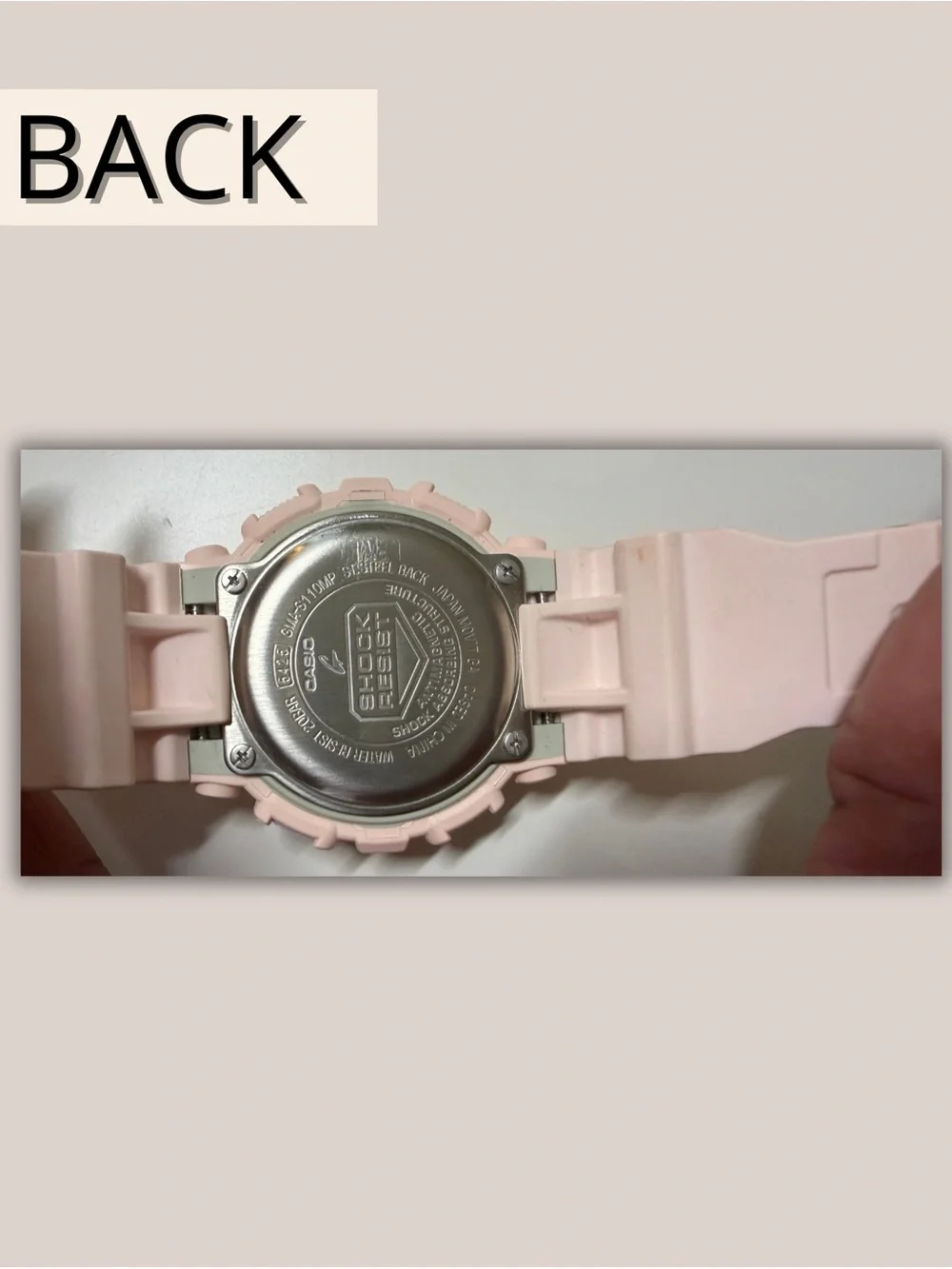 Casio G-Shock Rose Pink and Rose Gold Analog-Digital Watch